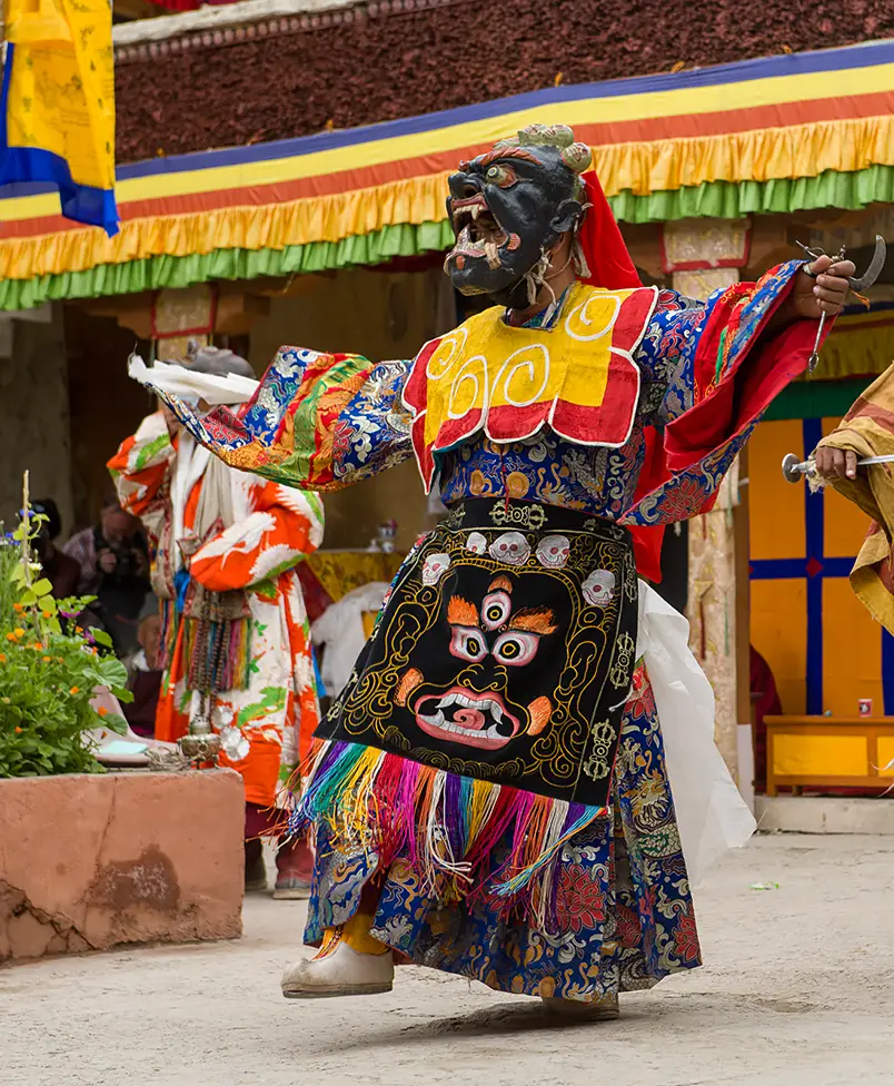 Ladakh Photo Tour - Zanskar gompa festival cham dancers